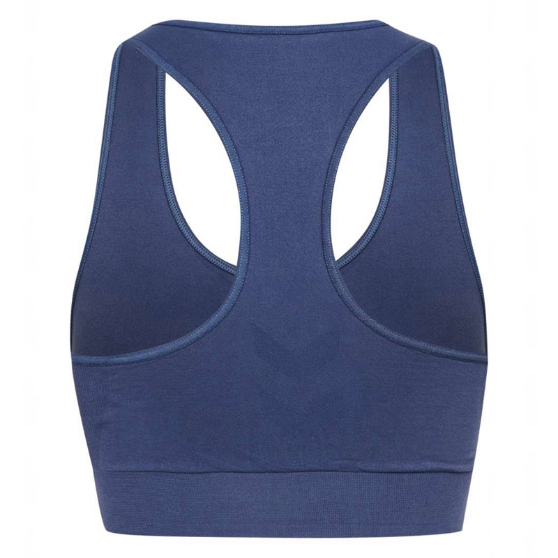 Hummel Tif Seamless Top Sport BH Damen Blau | 045791-343