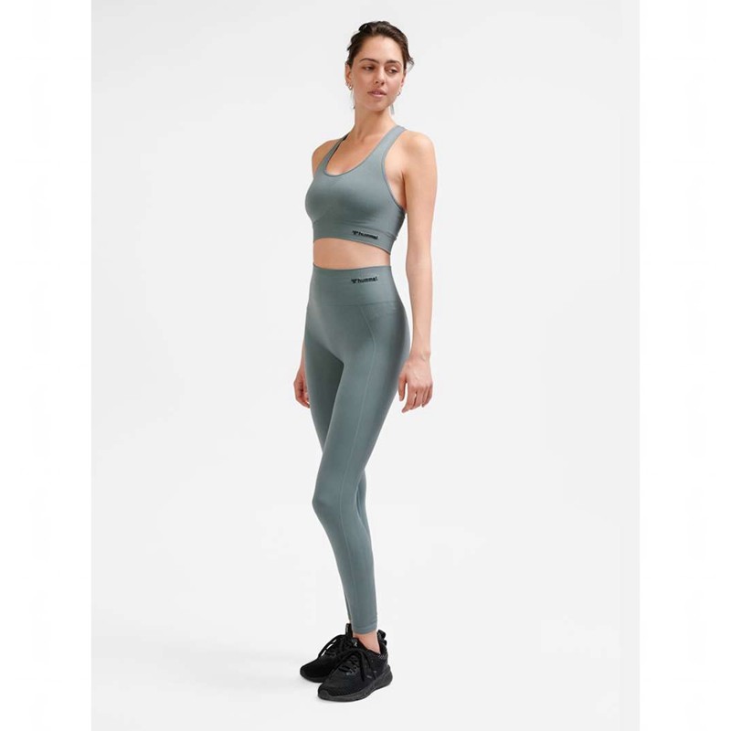 Hummel Tif Seamless Top Sport BH Damen Grau | 127346-288