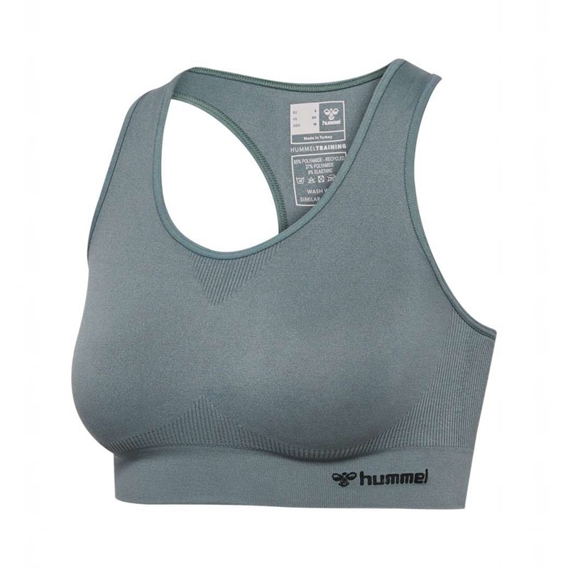 Hummel Tif Seamless Top Sport BH Damen Grau | 127346-288