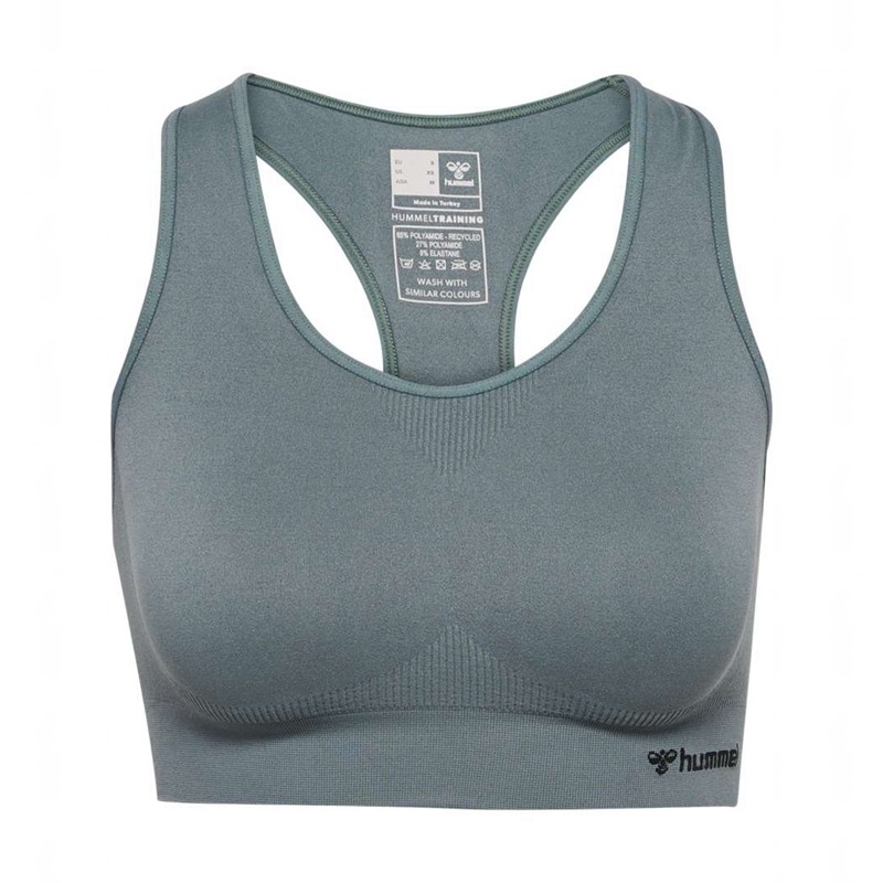 Hummel Tif Seamless Top Sport BH Damen Grau | 127346-288