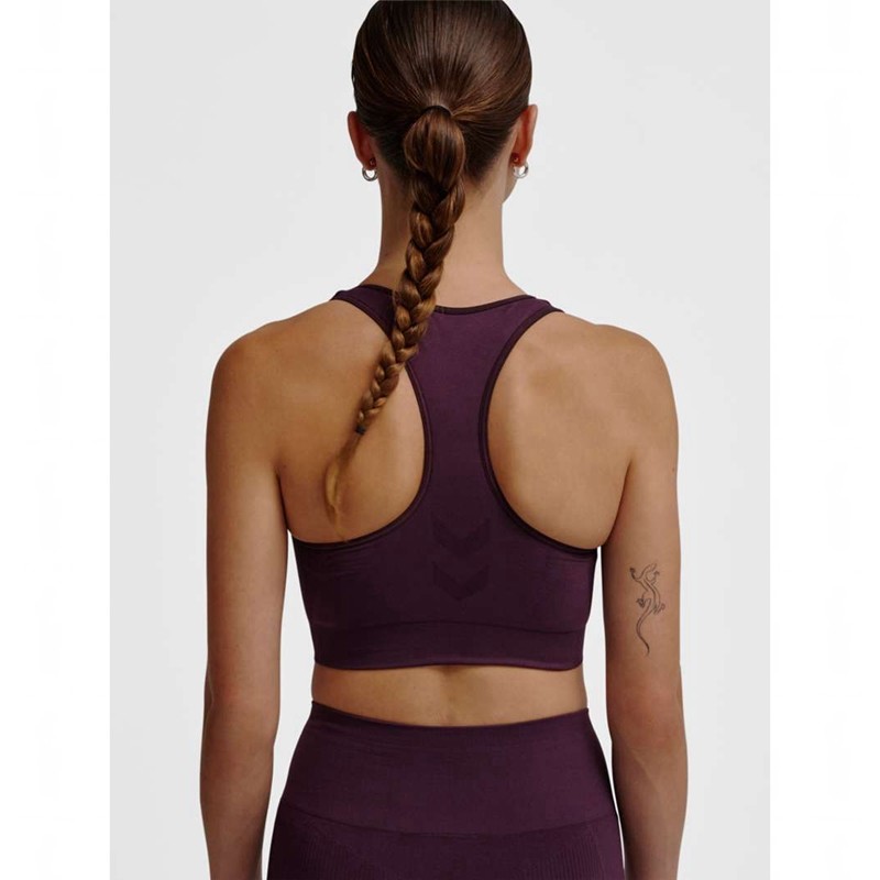 Hummel Tif Seamless Top Sport BH Damen Lila | 924665-671