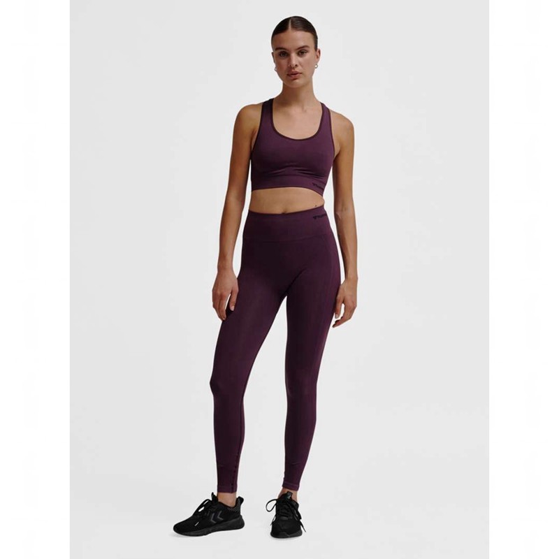 Hummel Tif Seamless Top Sport BH Damen Lila | 924665-671