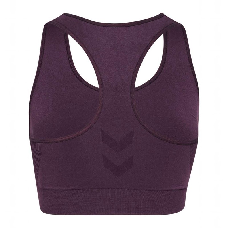 Hummel Tif Seamless Top Sport BH Damen Lila | 924665-671