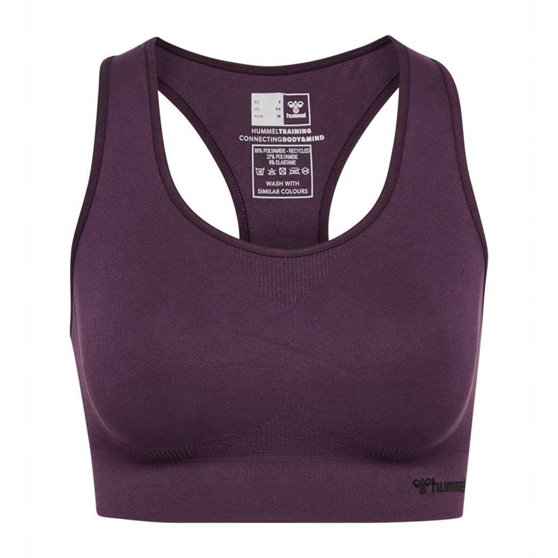 Hummel Tif Seamless Top Sport BH Damen Lila | 924665-671