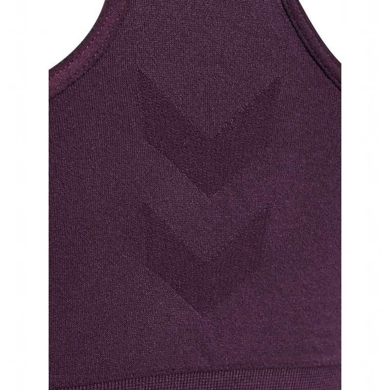 Hummel Tif Seamless Top Sport BH Damen Lila | 924665-671
