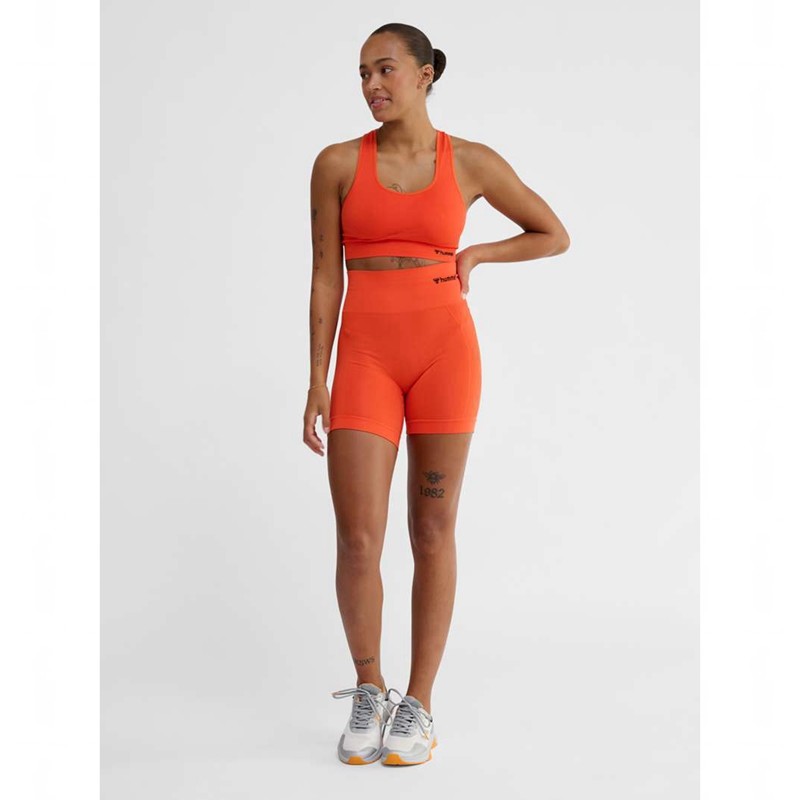 Hummel Tif Seamless Top Sport BH Damen Orange | 299028-267