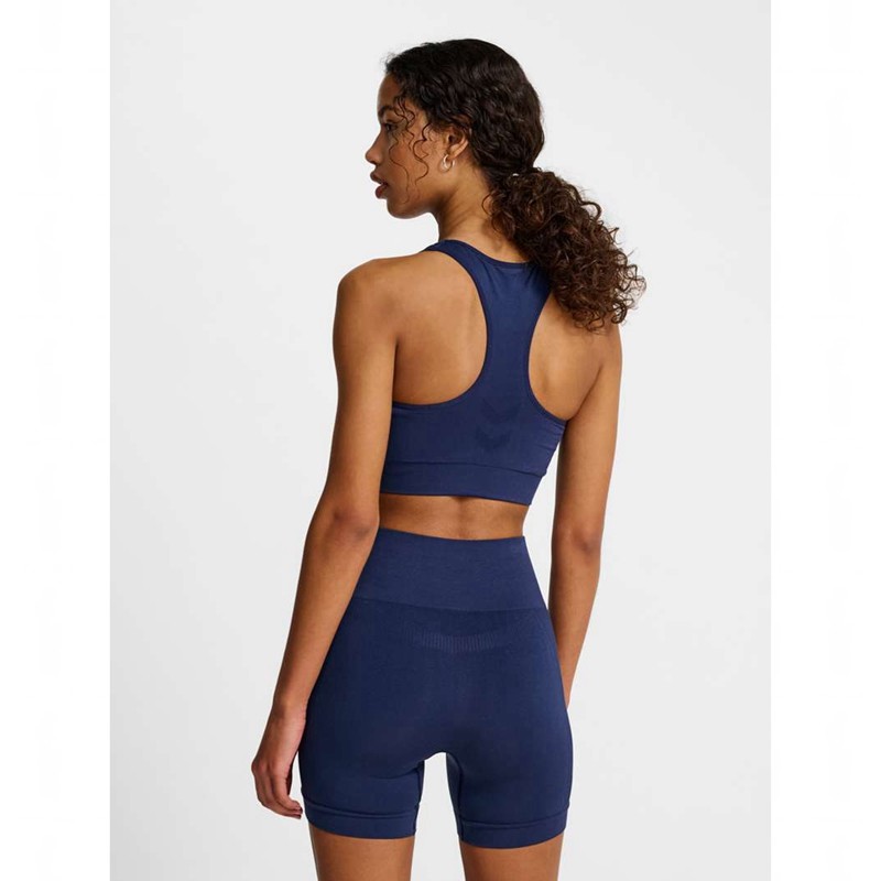 Hummel Tif Seamless Top Sport BH Damen Schwarz | 751488-657