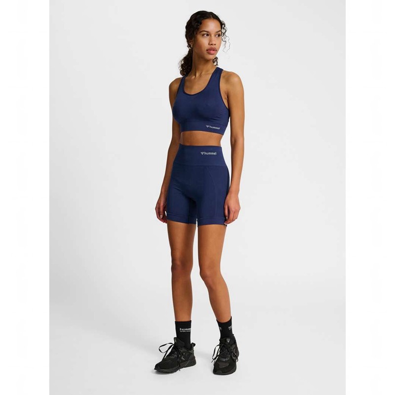 Hummel Tif Seamless Top Sport BH Damen Schwarz | 751488-657