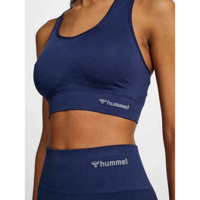 Hummel Tif Seamless Top Sport BH Damen Schwarz | 751488-657
