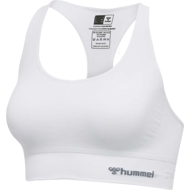 Hummel Tif Seamless Top Sport BH Damen Weiß | 642160-728