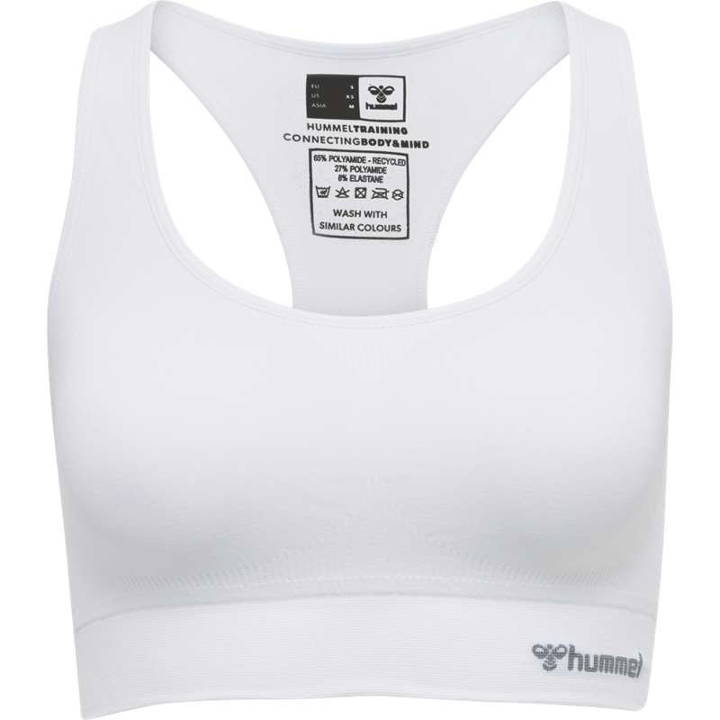 Hummel Tif Seamless Top Sport BH Damen Weiß | 642160-728