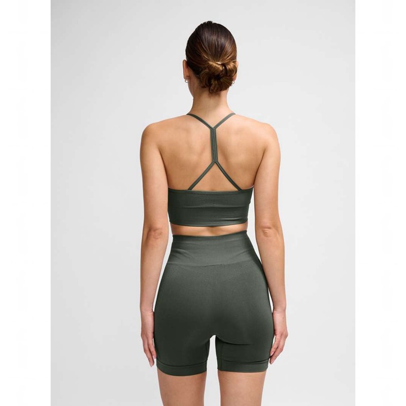 Hummel Tiffy Seamless Top Kleid Damen Grün | 426669-970