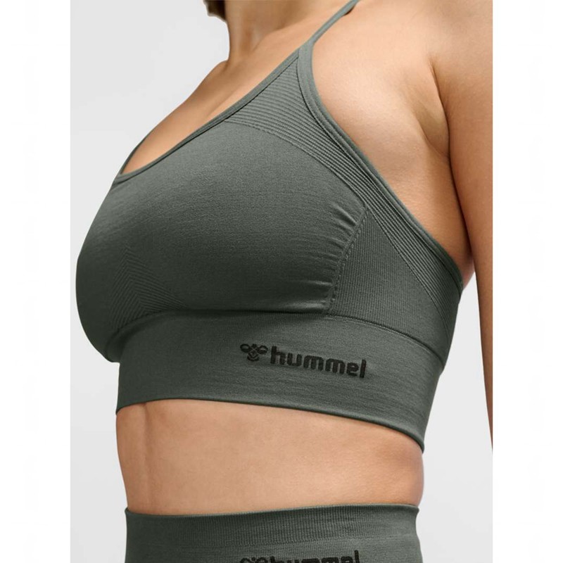 Hummel Tiffy Seamless Top Kleid Damen Grün | 426669-970