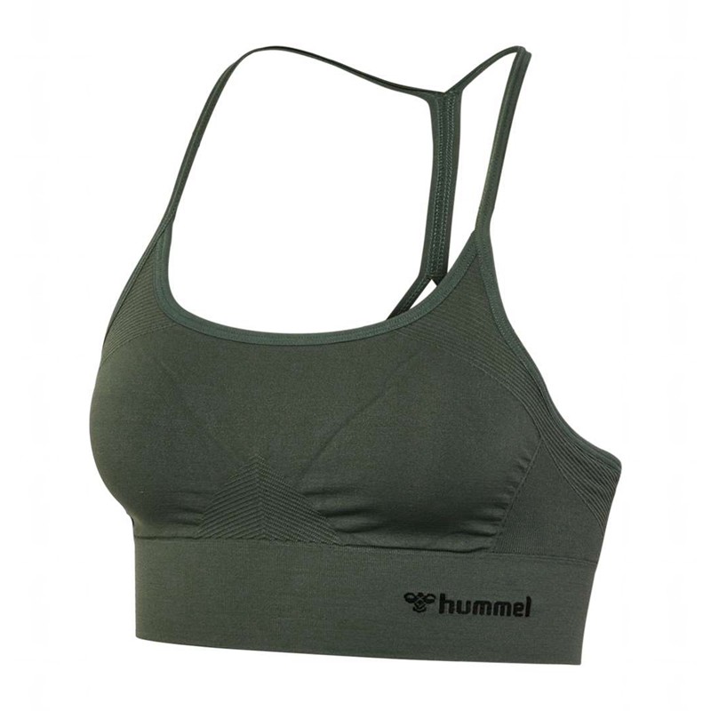 Hummel Tiffy Seamless Top Kleid Damen Grün | 426669-970