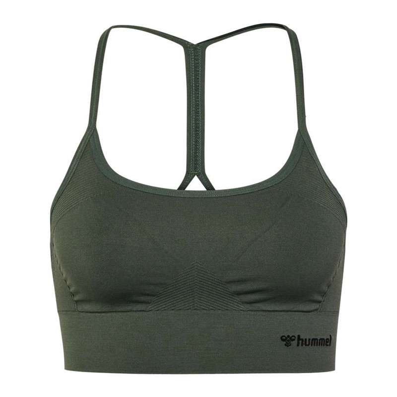 Hummel Tiffy Seamless Top Kleid Damen Grün | 426669-970