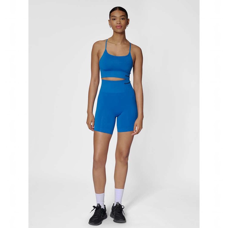 Hummel Tiffy Seamless Top Sport BH Damen Blau | 059180-793