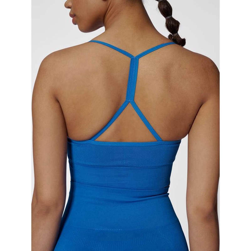 Hummel Tiffy Seamless Top Sport BH Damen Blau | 059180-793
