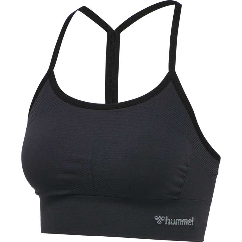 Hummel Tiffy Seamless Top Sport BH Damen Schwarz | 824233-037
