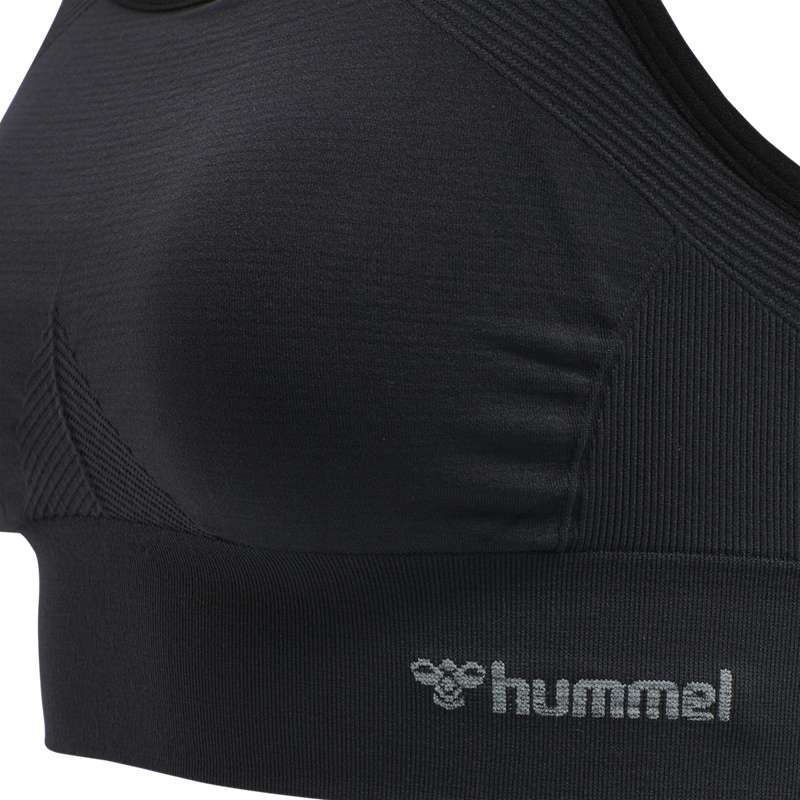 Hummel Tiffy Seamless Top Sport BH Damen Schwarz | 824233-037