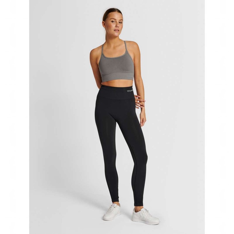 Hummel Tiffy Seamless Top Sport BH Damen Grau | 454561-716