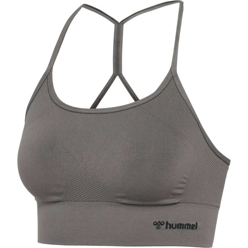 Hummel Tiffy Seamless Top Sport BH Damen Grau | 454561-716