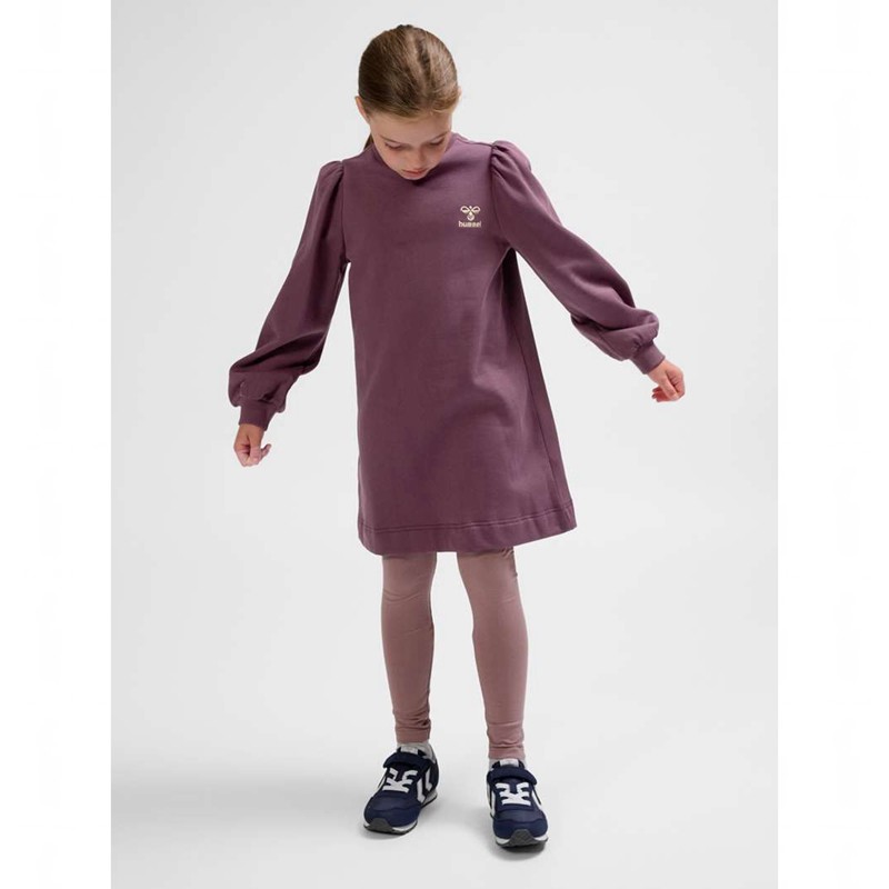 Hummel Tone L/S Kleid Kinder Fuchsie | 688757-053