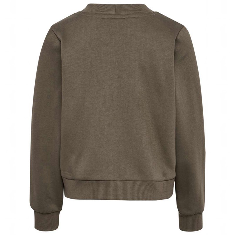 Hummel Tone Sweat Strickjacke Kinder Braun | 633112-697