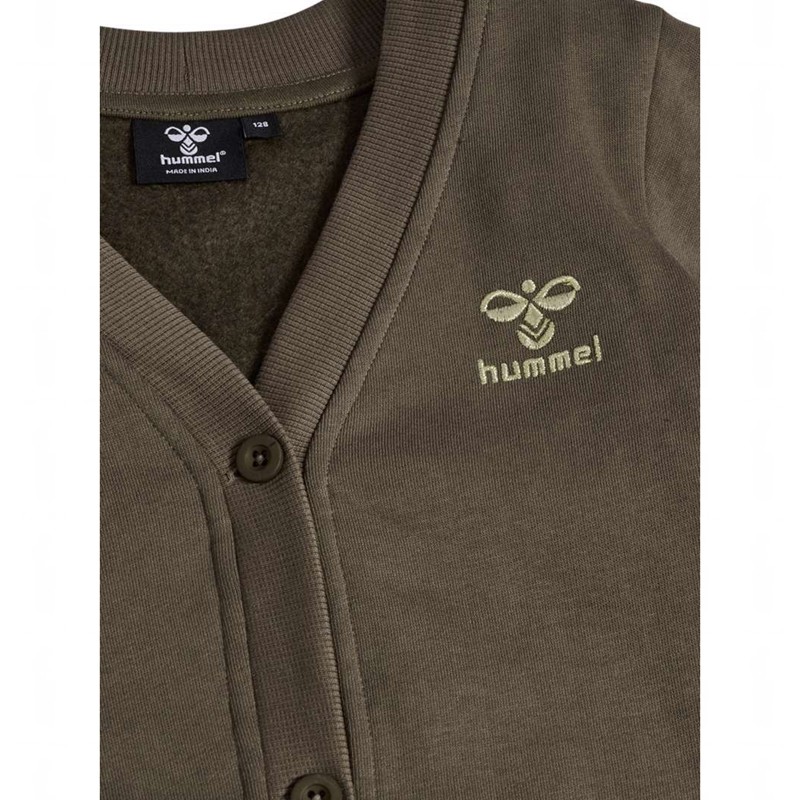 Hummel Tone Sweat Strickjacke Kinder Braun | 633112-697