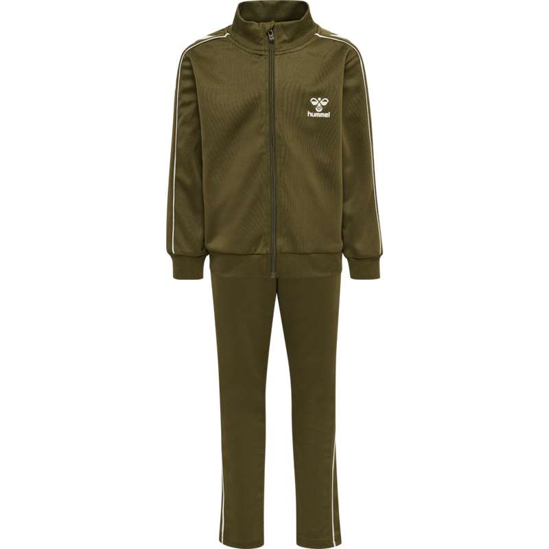 Hummel Track Tracksuit Kurze Hose Kinder Olivgrün | 597327-854