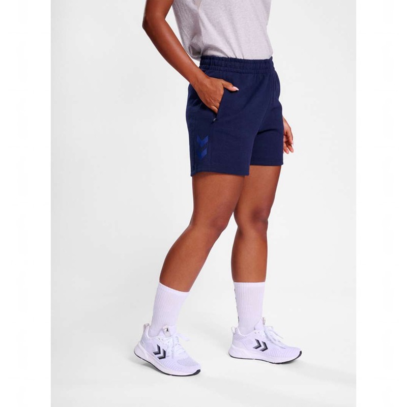 Hummel Travel Kurze Hose Damen Navy | 801378-940