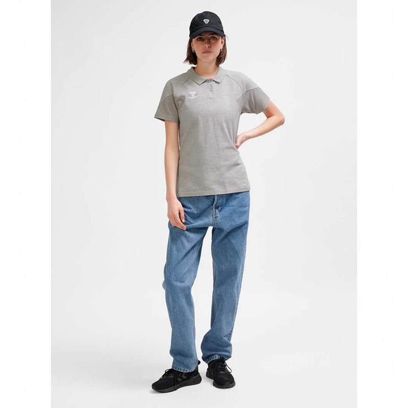 Hummel Travel Polo T-shirts Damen Grau | 577292-411