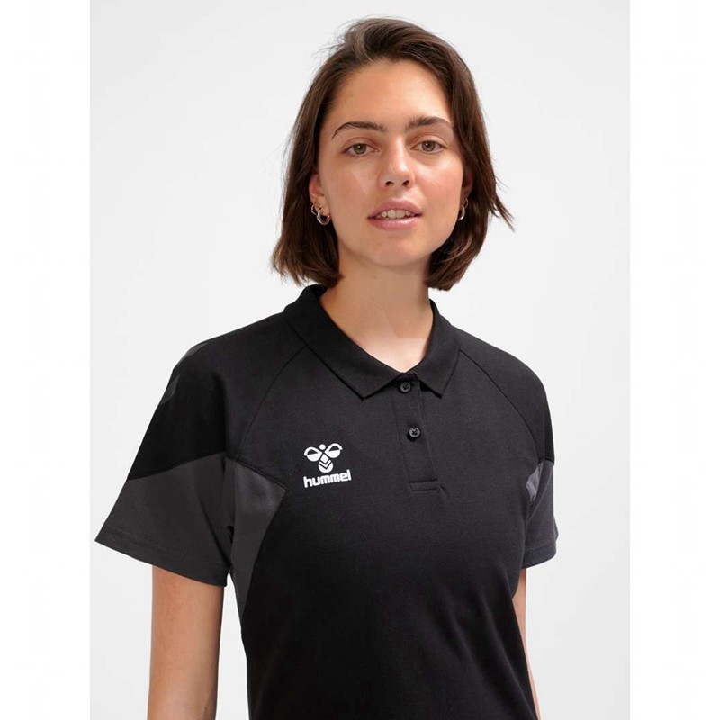 Hummel Travel Polo T-shirts Damen Schwarz | 603564-085