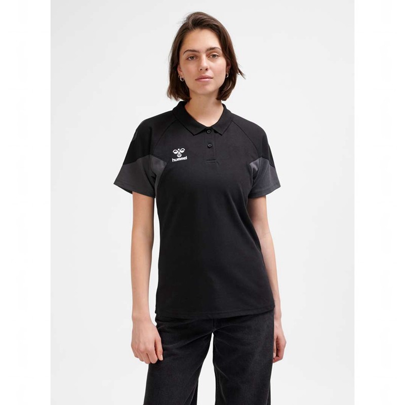 Hummel Travel Polo T-shirts Damen Schwarz | 603564-085