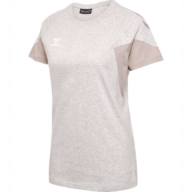 Hummel Travel S/S T-shirts Damen Grau | 210392-365