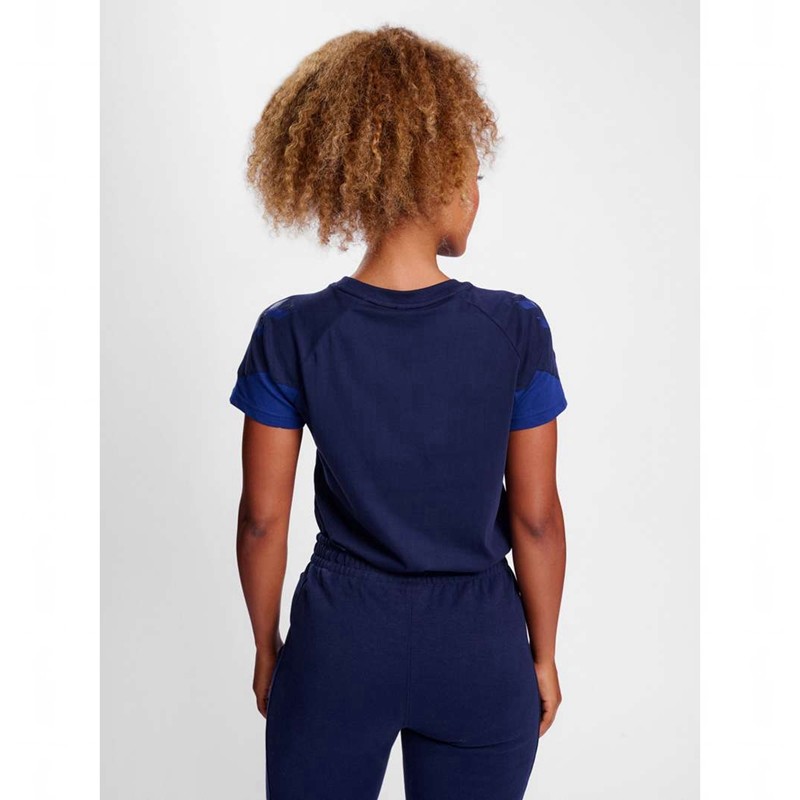 Hummel Travel S/S T-shirts Damen Navy | 325684-125