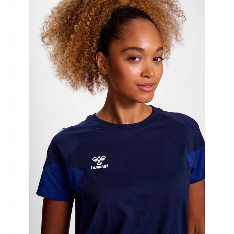 Hummel Travel S/S T-shirts Damen Navy | 325684-125