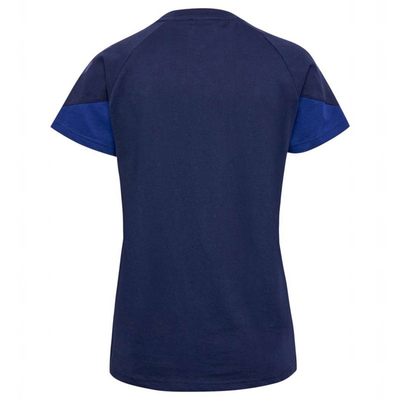 Hummel Travel S/S T-shirts Damen Navy | 325684-125