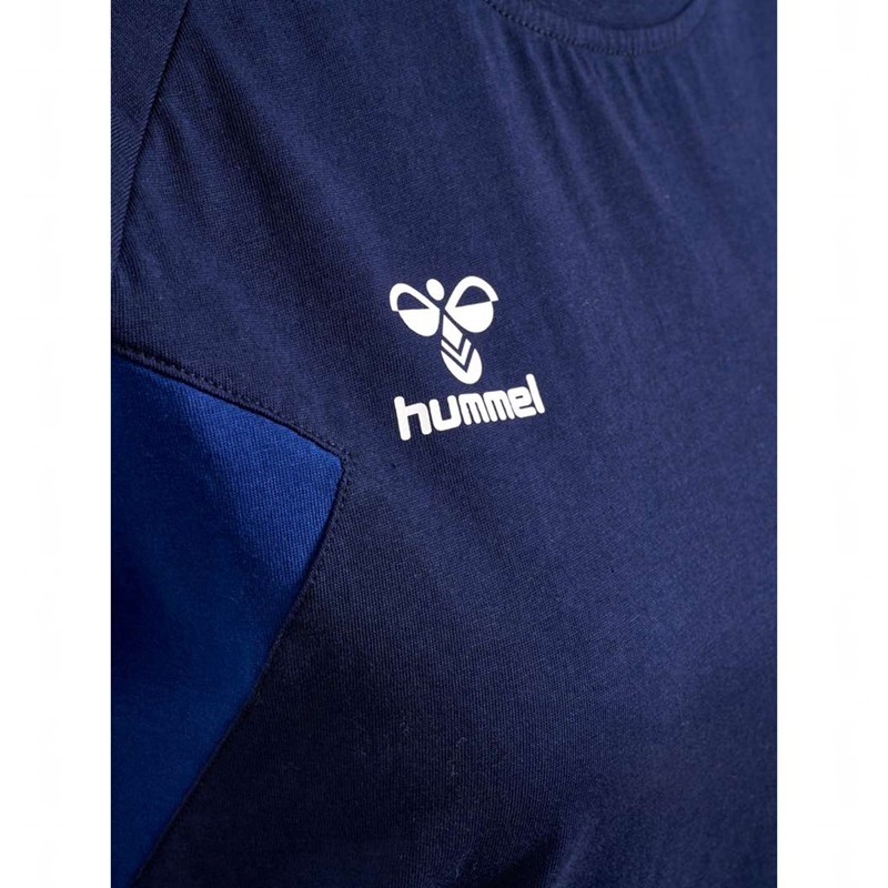 Hummel Travel S/S T-shirts Damen Navy | 325684-125