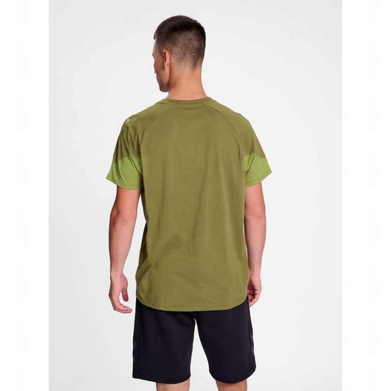 Hummel Travel S/S T-shirts Herren Olivgrün | 546825-675