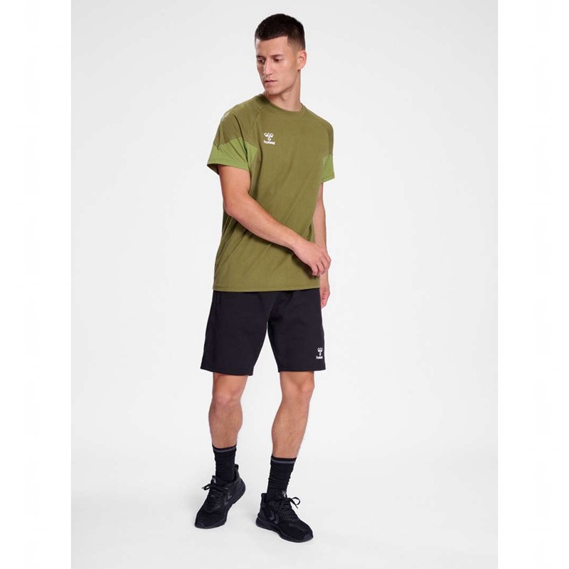 Hummel Travel S/S T-shirts Herren Olivgrün | 546825-675