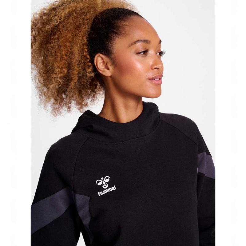 Hummel Travel Sweat Hoodie Damen Schwarz | 775498-740