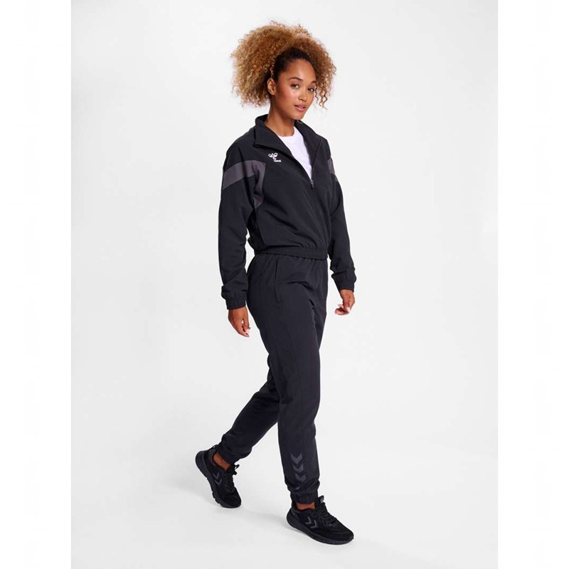 Hummel Travel Woven Hose Damen Schwarz | 378316-134