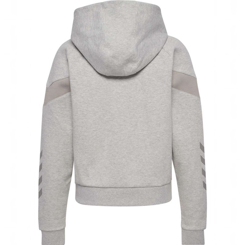 Hummel Travel Zip Hoodie Damen Grau | 219536-799