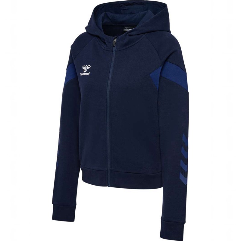 Hummel Travel Zip Hoodie Damen Navy | 380819-246