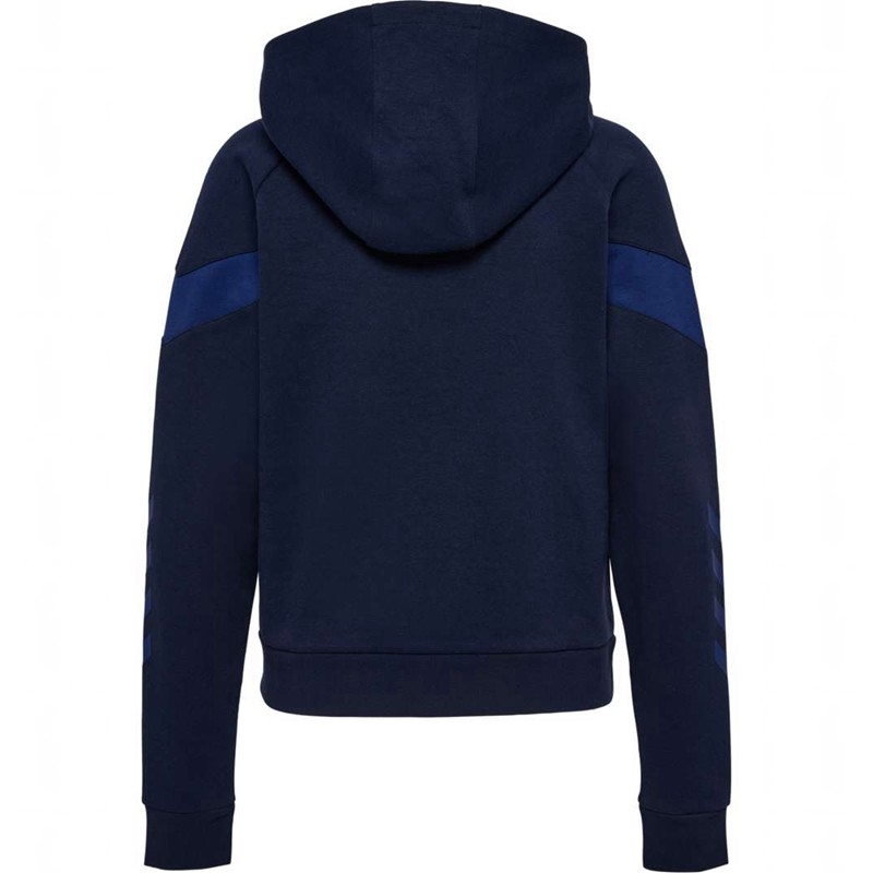 Hummel Travel Zip Hoodie Damen Navy | 380819-246
