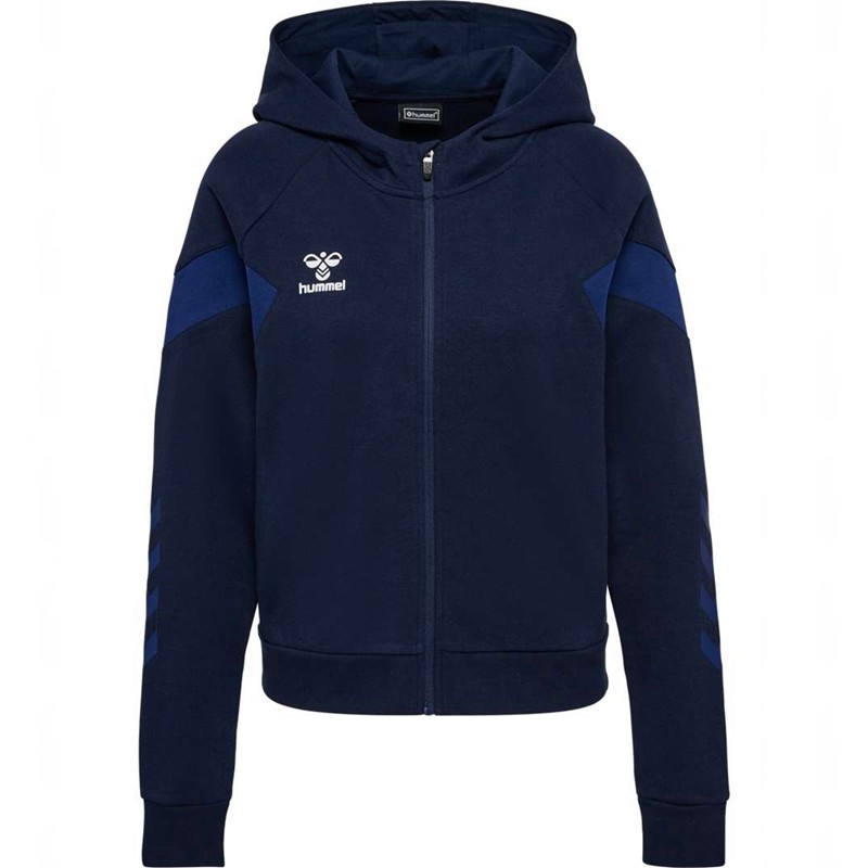 Hummel Travel Zip Hoodie Damen Navy | 380819-246