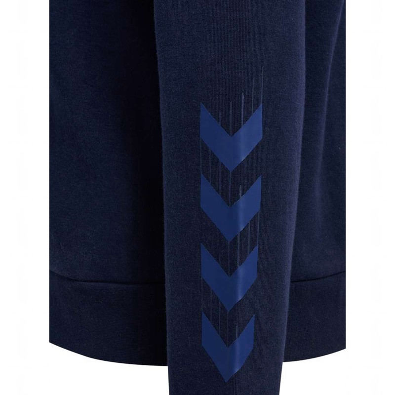 Hummel Travel Zip Hoodie Damen Navy | 380819-246