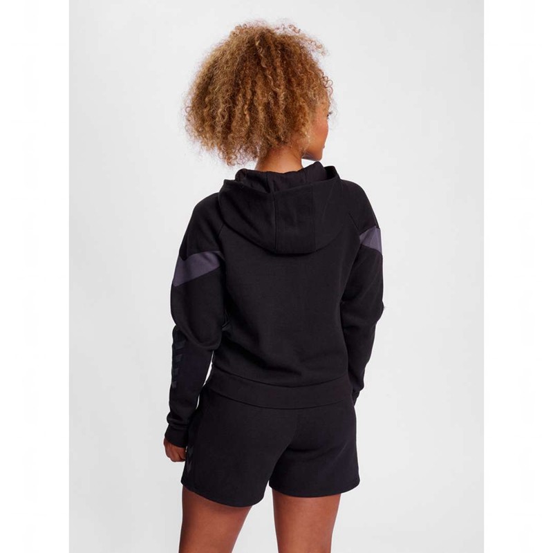Hummel Travel Zip Hoodie Damen Schwarz | 317756-914