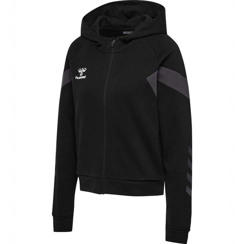 Hummel Travel Zip Hoodie Damen Schwarz | 317756-914
