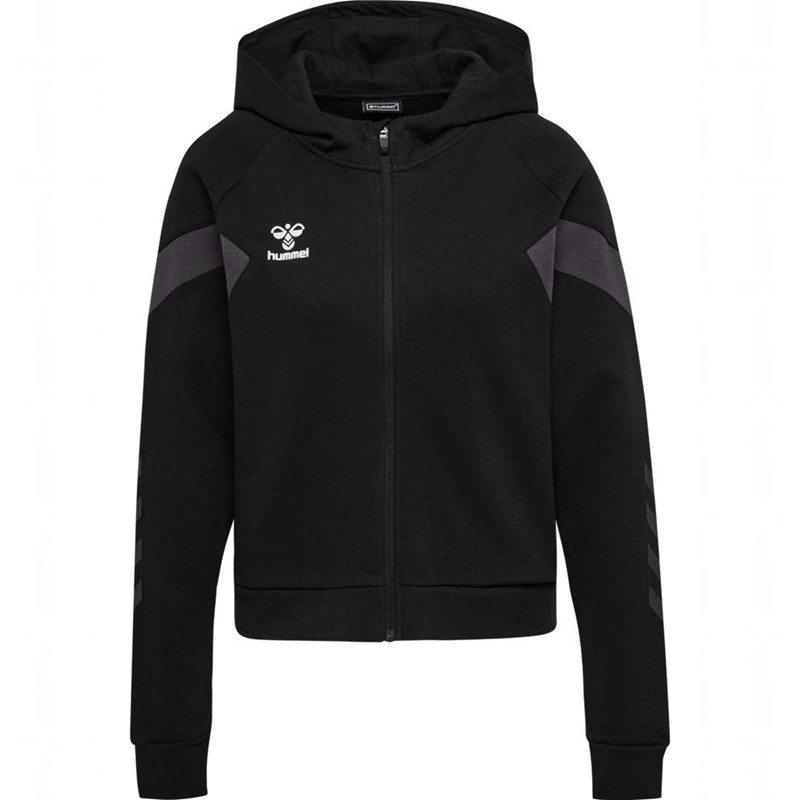Hummel Travel Zip Hoodie Damen Schwarz | 317756-914